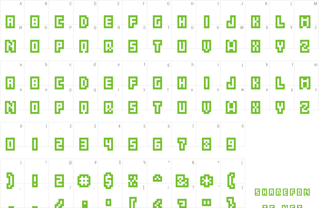 Font Grixel Acme 5 CompCapsOX preview